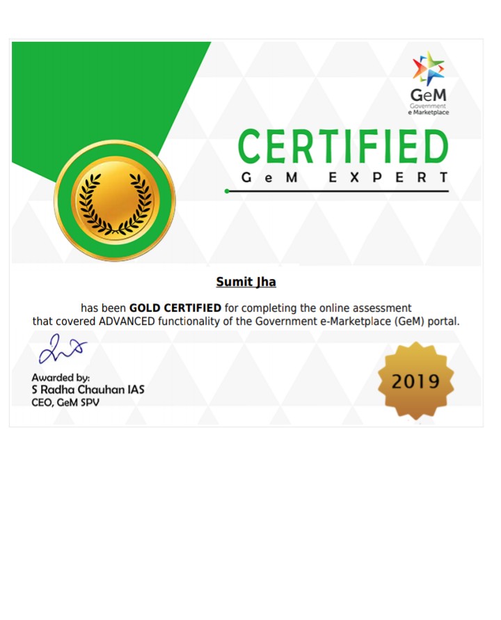 Gem gold certification