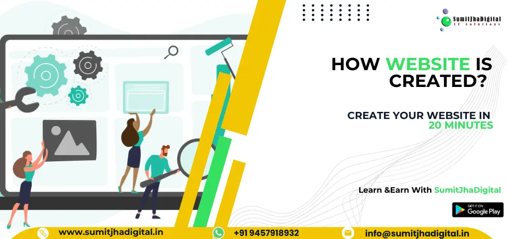 how website is created